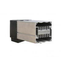 Компактний напівпровідниковий нагрівач з вентилятором, потужність нагрівання 400 W.