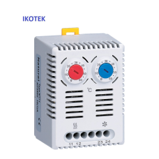 Термостат здвоєний NT 71F (вентилятор/вентилятор) (0 до +60 °C)